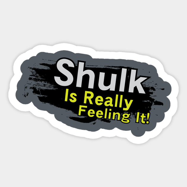 Shulk is Really Feeling It! Sticker by oneshotanth